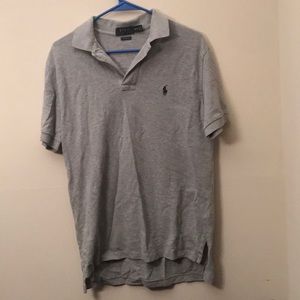 Grey polo collar shirt!